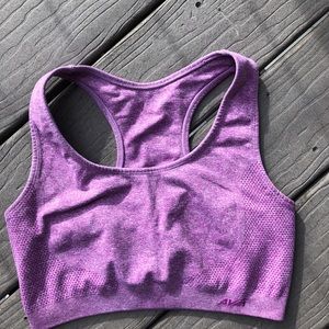 Avia Heather Purple Sports Bra; Size Medium